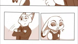 Русская Озвучка Комикса по Зверополису: Одна из Историй про Ника и Джуди