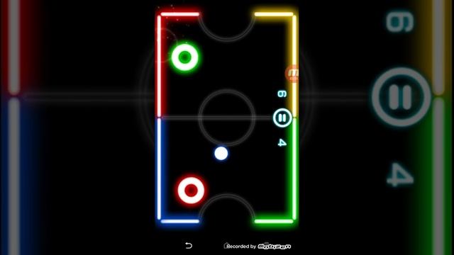 Обзор игры Glow Hockey. смотреть онлайн