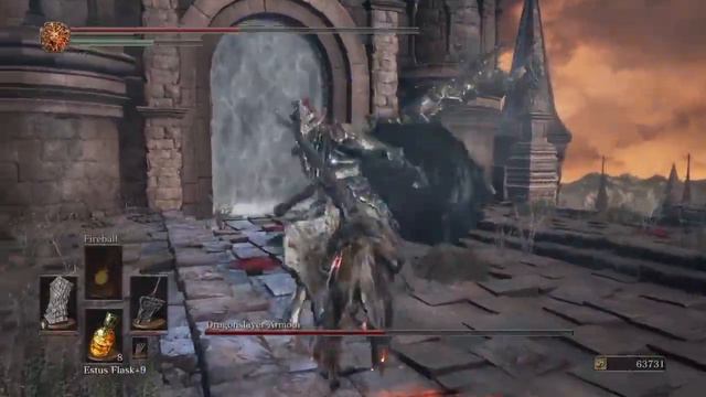 Dark Souls 3 Dragonrider, big sword, big shield, one fat roll, no skills смотреть онлайн