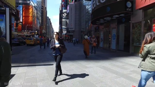 [4K] Walking Tour Of Times Square In New York City USA - Vacation Travel Guide