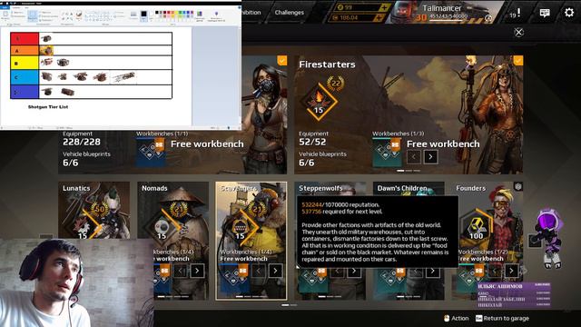 Кроссаут - Shotgun Tier List