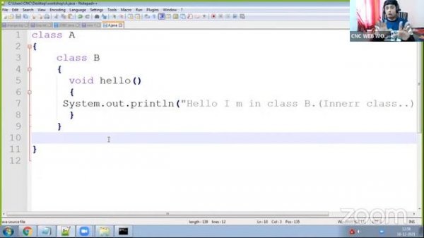 Inner Class Java Tutorial - How to Make and Access Inner Classes | Nested class in Java tutorial