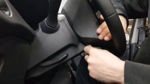 Как снять руль Renault Koleos