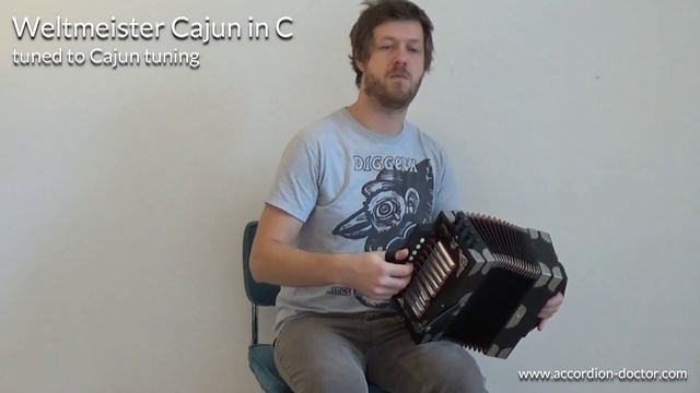 Weltmeister Cajun Accordion in C - Cajun tuned - Sous la Galerie | by Accordion Doctor смотреть онлайн