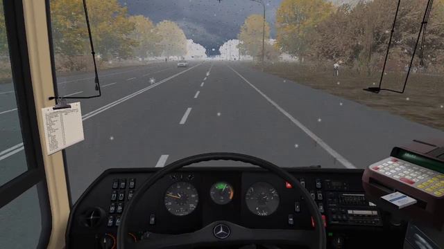 Едем на Мерседес О303 по новому 120 маршруту . Новый " местный " перевозчик смотреть онлайн