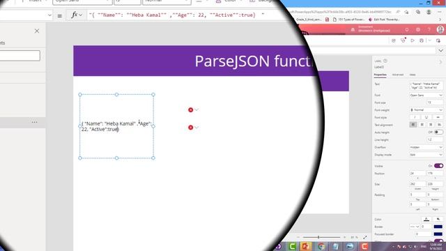 Parse JSON PowerApps Examples смотреть онлайн