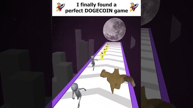 Doge to the moon - WOW | The first #dogecoin game | #dogetothemoon | Built on Buildbox смотреть онлайн