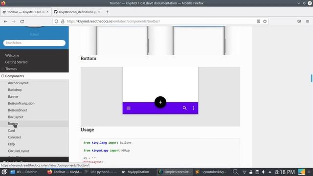 03 BottomNavigation ,Button,TextField ,#kivymd,#kivy,#python смотреть онлайн