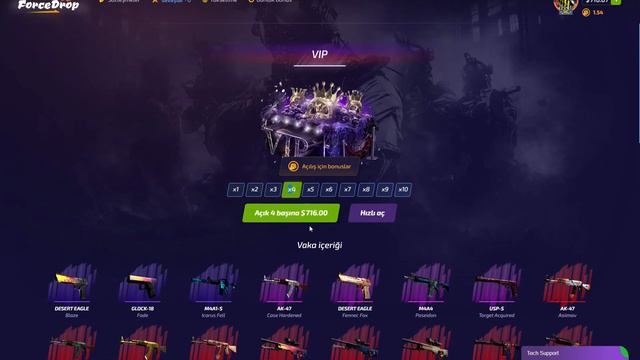 FORCEDROP CSGO KASA AÇILIMI VE PROMO CODE смотреть онлайн