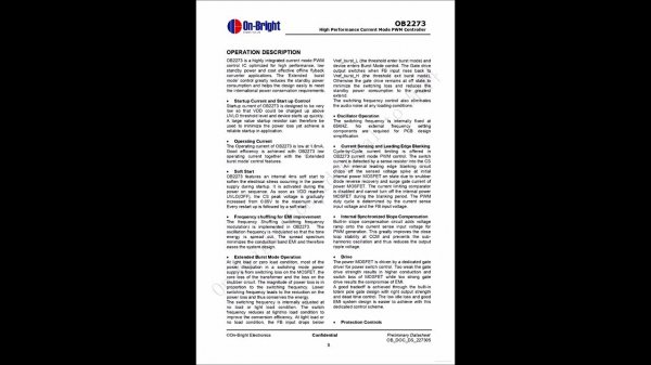 OB2273MP datasheet