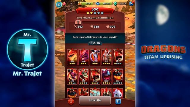 Fearsome Flamellion - 5-Star Red Premium Fireworm Queen | Dragons: Titan Uprising смотреть онлайн