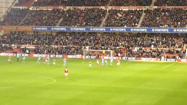 Britt Assombalonga's Penalty Goal vs Rotherham United|Fan Cam| 31/01/17 (2-0) смотреть онлайн