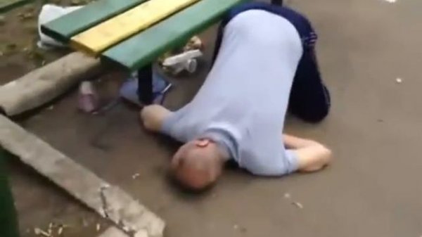 Classic drunkard in Russia - xFunnyclip.com