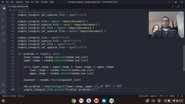 LaTeX, Python, VS Code, and Simple Integrals! смотреть онлайн