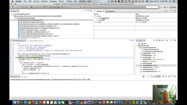 Eclipse JUnit and Debugging смотреть онлайн