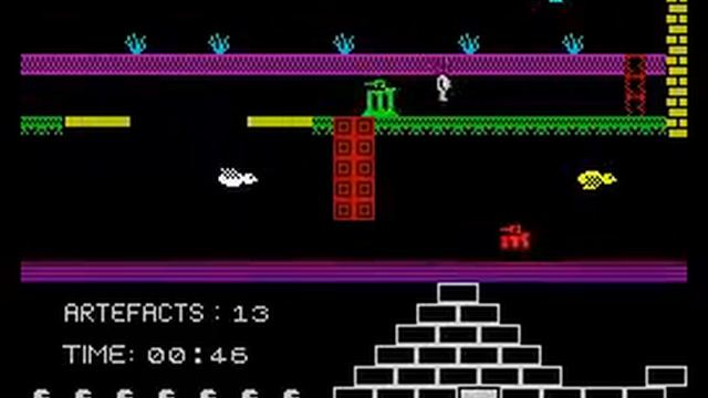 Pyramania Walkthrough, ZX Spectrum смотреть онлайн