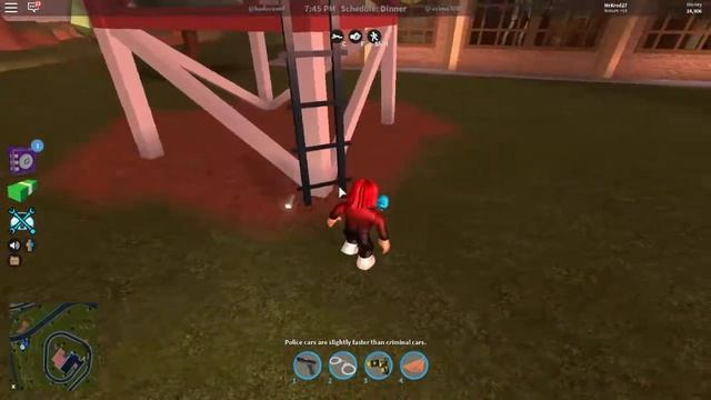 Как добраться до криминальной базы в Jailbreak, если у вас нет машины! смотреть онлайн