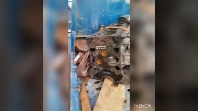 исузу NQr75 4hk1 сборка и заводка занимает 6,5часов