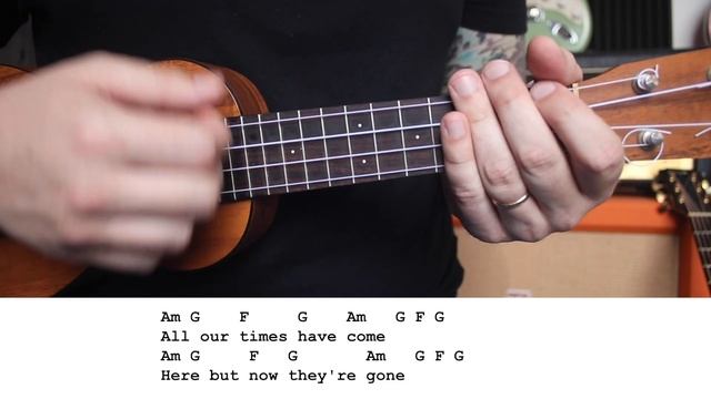 Don't Fear the Reaper - Blue Öster Cult - Ukulele Tutorial with tabs, Play-along смотреть онлайн