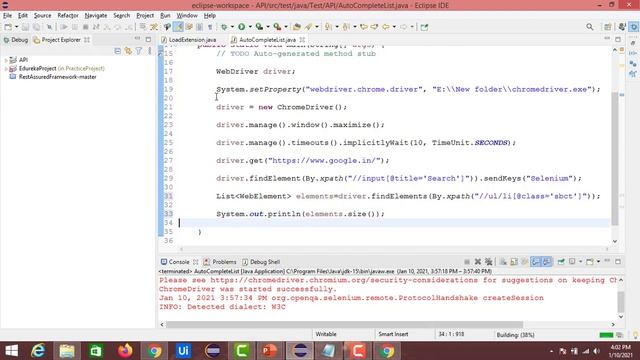 Handling Auto Complete list using Selenium Web Driver||Selenium Java||Selenium Automation смотреть онлайн