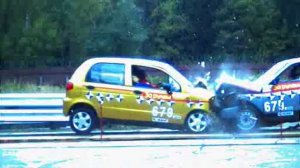 Краш тест 10 ка и Матиз