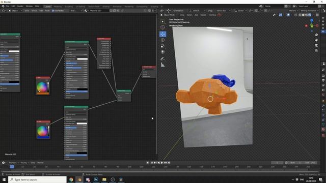 Blender Tutorial - Lightpath Node " reflection colour change" смотреть онлайн