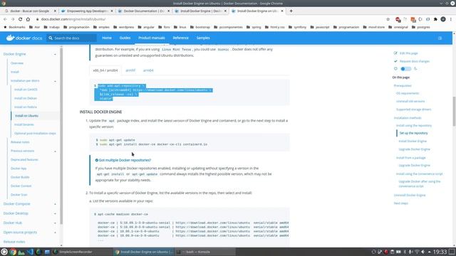 Docker instalación смотреть онлайн
