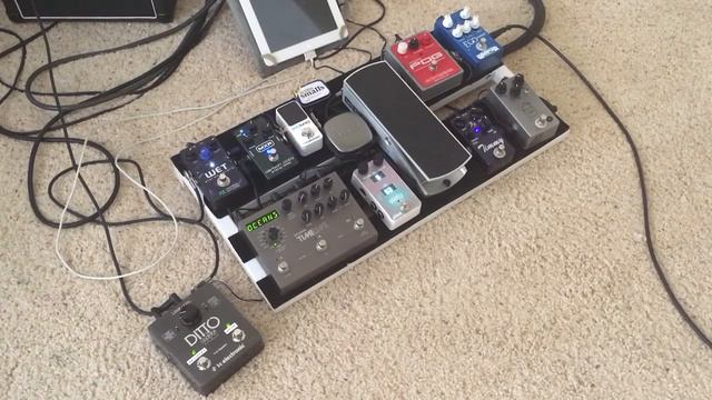 Guitar Ambient Worship Pad with TC Electronic Ditto X2 Looper, Wet Reverb, Strymon Timeline смотреть онлайн
