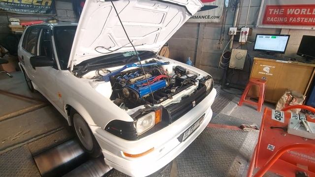 The Daily 4age 20v gets Dyno Tuned @ Performance Solutions 117kw and 181nm @ 7400rpm смотреть онлайн