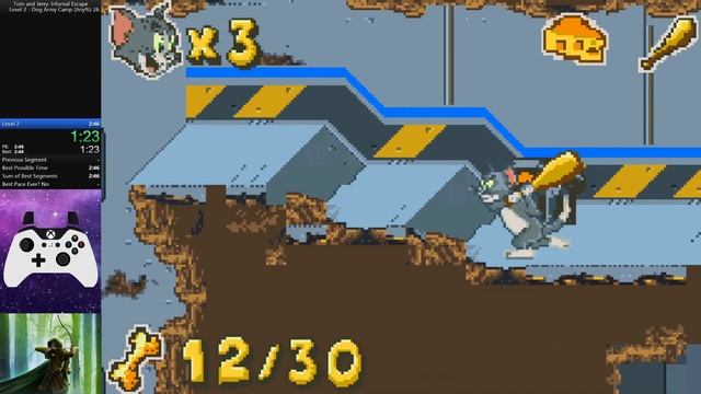 Tom and Jerry: Infurnal Escape: Level 2 - Dog Army Camp (Any%) - 2:40 - World Record смотреть онлайн