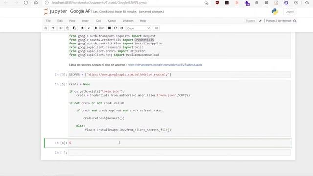Tutorial : Listar archivos de Google Drive desde Python смотреть онлайн