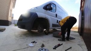 Замена направляющих суппортов Peugeot Boxer / Citroen Jumperи / FIAT Ducato.