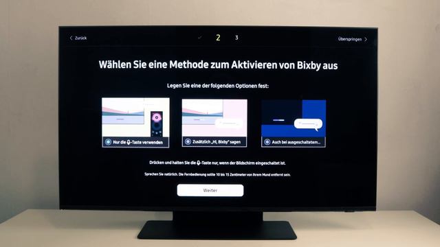 Samsung QLED TV Sprachsteuerung aktivieren смотреть онлайн