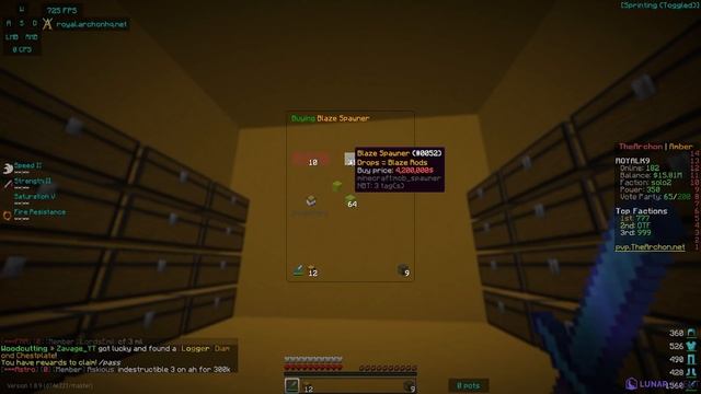 CREATING THE *RICHEST* VAULT ON SOTW! | Minecraft Factions | Archon | Amber смотреть онлайн