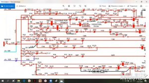Электрическая схема пуска дизеля тепловоза 2ТЭ116
