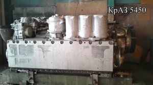 Танковый двигатель 5ТДФ в КрАЗ 5450