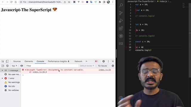 Let, var & const | Hoisting | Temporal Dead Zone - JSTS#6 смотреть онлайн
