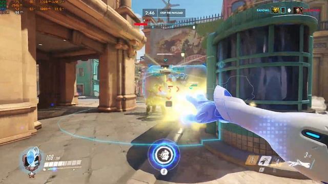 overwatch on i3 8350k and amd rx 480 смотреть онлайн