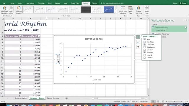 Excel Module 11 Part 03 ChartingTrendlines 720p смотреть онлайн
