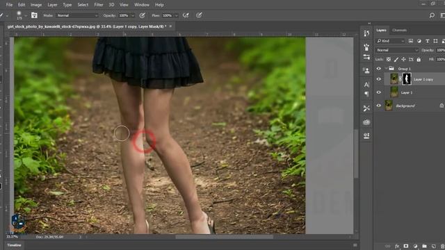 Photoshop cc tutorial: How to edit outdoor photo | How to retouch outdoor photo смотреть онлайн