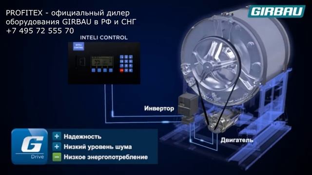 Girbau HS - серия высокоскоростных стирально-отжимных машин для прачечных смотреть онлайн