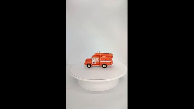Елочная игрушка "Пожарная машина" смотреть онлайн