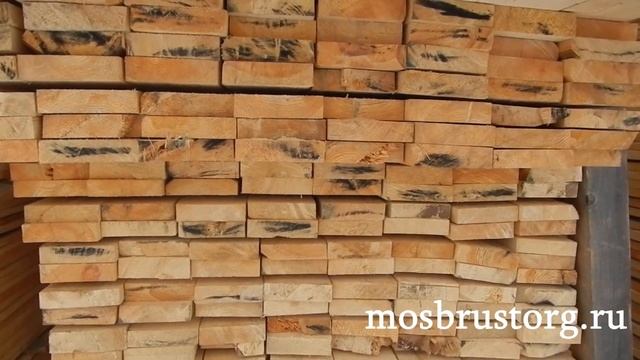 Доска обрезная 50x200. МОСБРУСТОРГ смотреть онлайн
