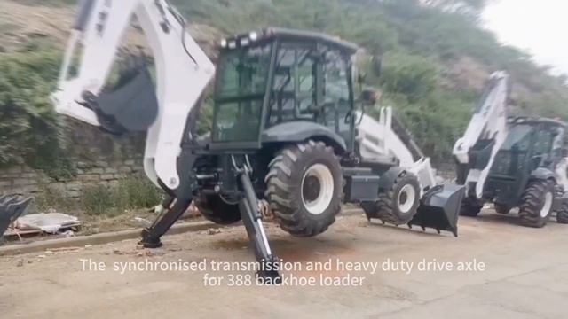 Shanmon 388 Backhoe Loader
