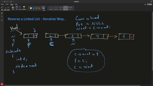 Reverse A Linked List In Iterative Way смотреть онлайн