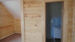 Внутренняя отделка дома из бруса