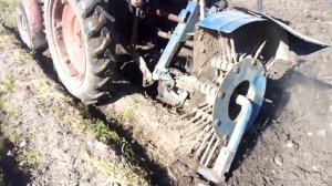 Самодельная картофелекопалка - швырялка.