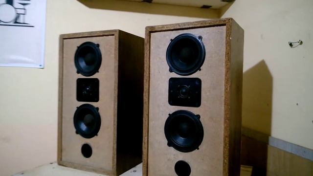 Kolumny DIY na głośnikach 13cm Cabasse + syk RFT Corona mega bass смотреть онлайн