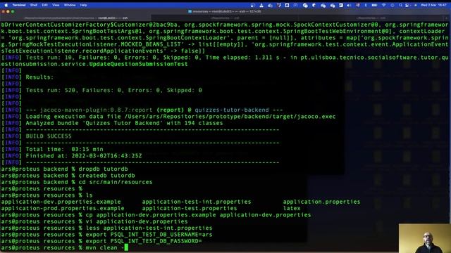 Setup Quizzes Tutor Backend 2022 смотреть онлайн