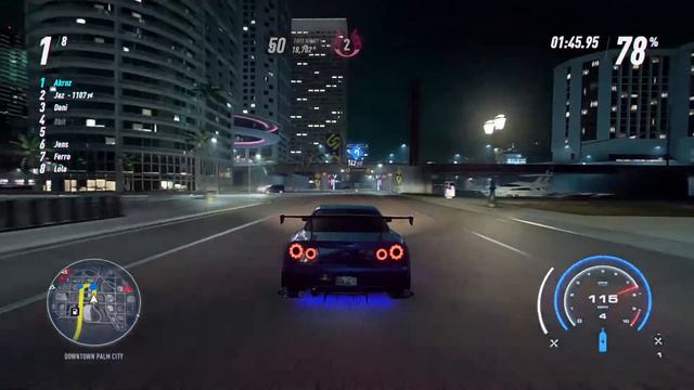 NFS Heat | Drift King | Nissan Skyline R34 GTR смотреть онлайн